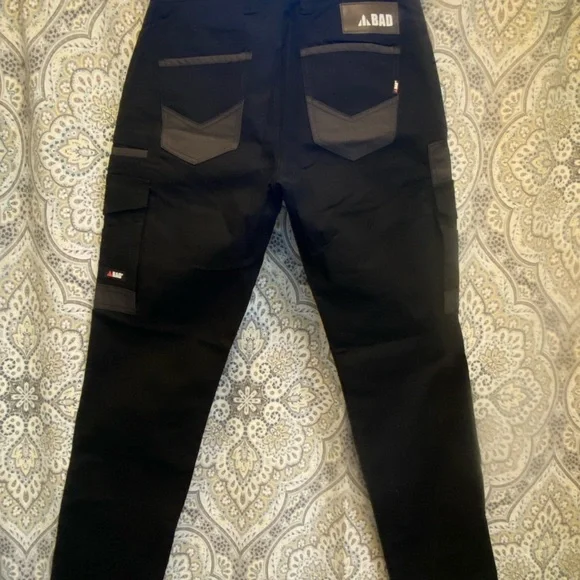 BAD Workwear Black BAD925 Women’s Workpants - Picture 9 of 10